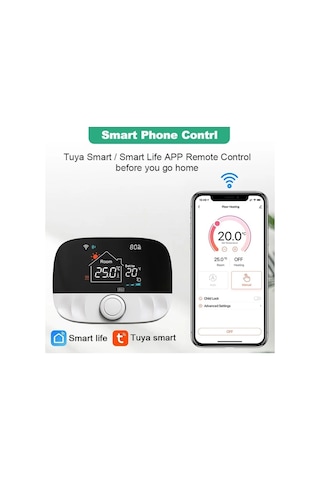 Onoffsmart Tuya Destekli Akıllı Wifi Rf 3 Amper Kombi Termostat