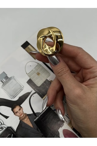 Best Price 34 Elbise Ve Ceket İçin Yuvarlak Şık Broş İğnesı 309444927 Altın Rengi