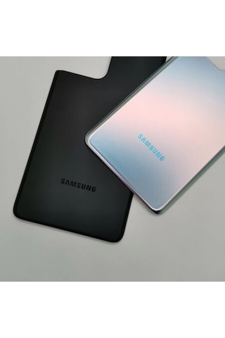 Samsung Galaxy Uyumlu S21 Ultra Arka Cam Kapak Pil Kapağı Sm-g998