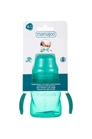 Mamajoo Kulplu Eğitici Bardak 160 ML Yeşil