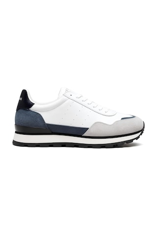 Lufian 111230302 Leo Sneaker Erkek Deri Ayakkabı Gri