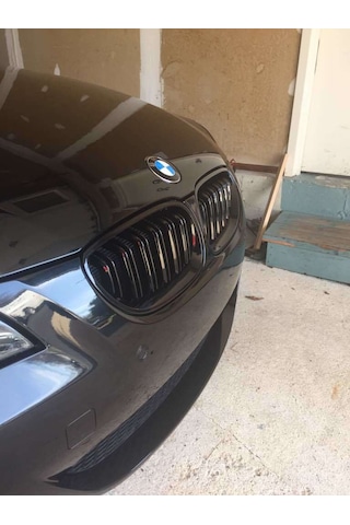 Bmw E60 M5 Ön Böbrek Panjur Piano Black 2003 - 2009 Çift Tırnak