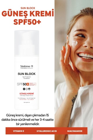 Sisteme 11 Sun Block Güneş Kremi 75 Ml