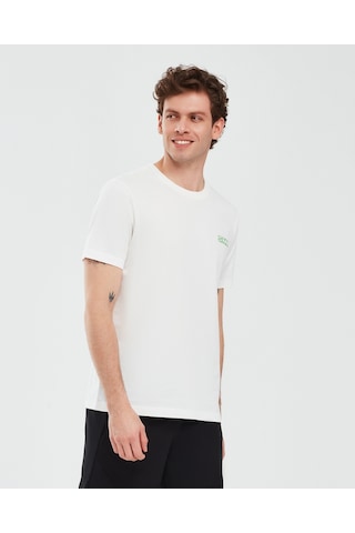 Skechers Graphic T-Shirt M Short Sleeve Erkek Kırık Beyaz Tshirt S241054-102