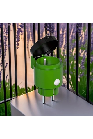 Xuweiwei Fransız Akıllı Dış Mekan Priz Wifi 1 Paket Wıfı Zıgbee 30 Ses Kontrollü Zamanlayıcı Ölçüm Fonksiyonlu Alexa Google Home Uyumlu 16a Tip E