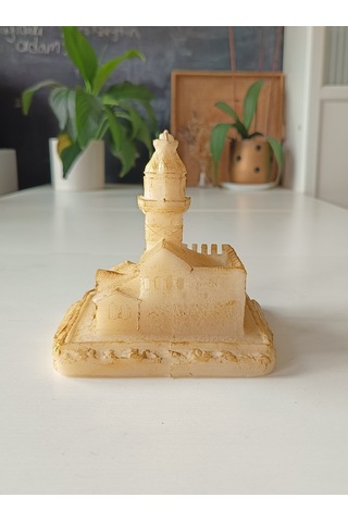 Kız Kulesi Mum Krem Rengi
