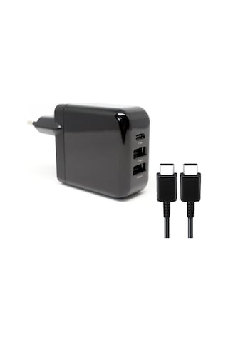 Keyco Samsung Uyumlu 25W PD 3 Çıkış Hızlı Şarj Aleti