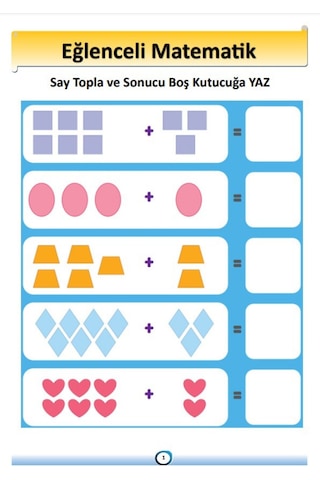 Okul Öncesi Ve Birinci Sınıflar Eğlenceli Matematik Kitap Seti
