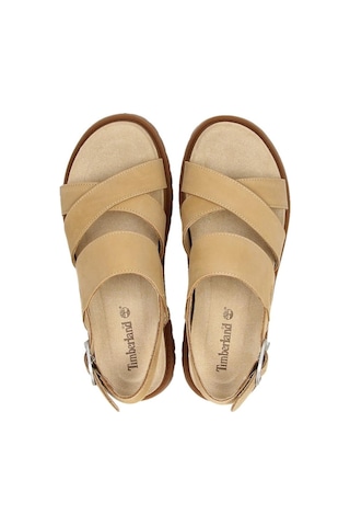Timberland Backstrap Sandal Tb0A61T4En31-Medıum Beıge Nubuck Bej