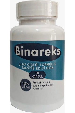 Pro Binareks Çuha Çiçegi Formüllü Bitkisel Takviye Edici Gıda Caps 3 X 30 Adet 3 Aylık Kullanım Ça