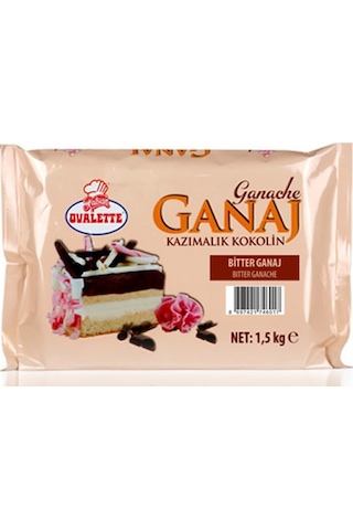 Katsan Ovalette Bitter Ganaj Çikolata 1500 KG