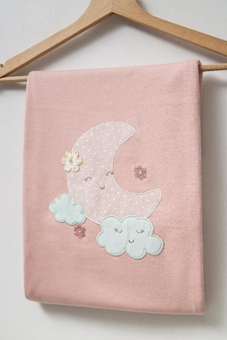 Bebitof %100 Pamuk Sevimli Ay Ve Bulut Desenli 10 Parça Kutulu Yenidoğan Bebitof Hastane Çıkışı Zıbın Seti Bbtf.pmb.10123 Pembe