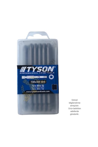 Kupa Tyson Vidalama Ucu Bits Uç - T30 Tork - 10 Cm. - 2 Adet