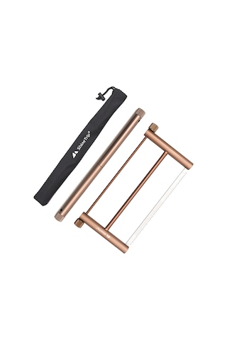 Yifomall Alüminyum Çelik Çerçeve Folding El Testere - Taşınabilir, Dayanıklı, Açık Hava Aktivitesi Ve Ev Acil Durumları İçin - Şampanya Rengi