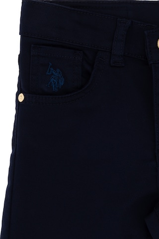 U.S. Polo Assn. Kız Çocuk Lacivert Toothpick Fit Kanvas Pantolon 50309130-VR033