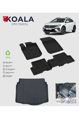 Volkswagen Taigo Alt Bagaj 2021 Ve Sonrası Sahler Paspas + Bagaj Havuz Seti