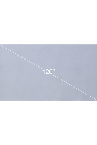 Lemestar 120 İnç Taşınabilir Projektör Ekranı Hd 16:9 Çerçevesiz Video Projeksi Gri