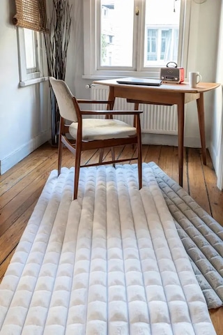 Apex Halı Diamante Peluş Halı 7005 Gri Renkli