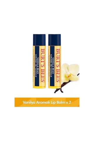 Burt's Bees Vanilya Özlü Doğal Dudak Bakım Kremi 2 x 2.5 G