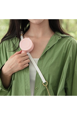 Kadınlar İçin 3 Hızlı Usb Şarjlı Mini Kemer Vantilatörü Yeşil