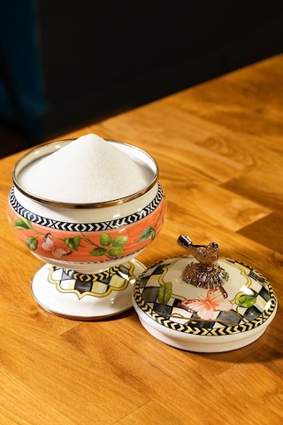 Emaye Ayaklı Şekerlik Paradise