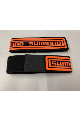 Shimano Reflektörlü Bisiklet Paça Bandı Tutuncu - Fosforlu Sarı Siyah
