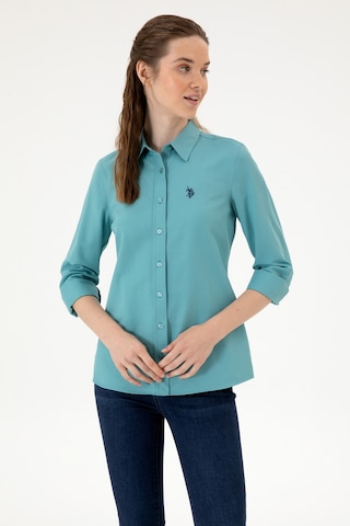 U.s. Polo Assn. Kadın Koyu Mint Gömlek Basic 50316711-vr152 Koyu Mint