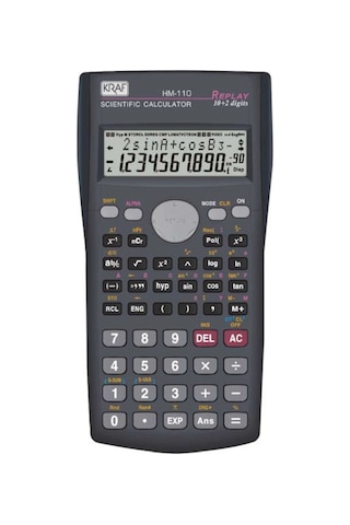 Kraf HM-110 10+2 Hane Bilimsel Hesap Makinesi