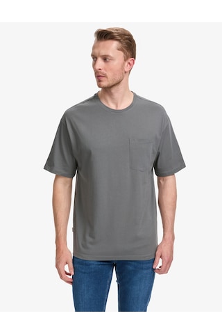 Pierre Cardin Erkek Antrasit Tişört Basic 50325300-vr006