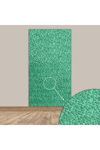 Tink 3d Kendinden Yapışkanlı Akustik Keçe Panel Leopar Desenli 52x98 Cm 10 Adet 5 M² Yeşil