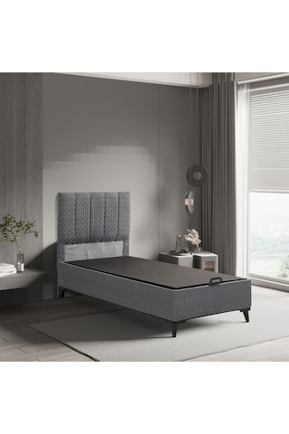 Luna Tek Kişilik Baza Başlık Set 2'li Set Konuma Özel Teslimat 90 x 190 CM