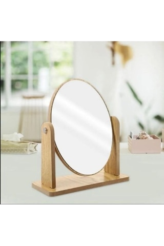 Unichrome Yuvarlak Ayarlanabilir Masaüstü Makyaj Aynası