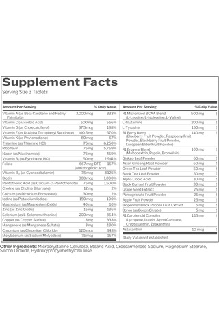 Rule 1 Men's Multivitamin Men's Daily 90 Tablet