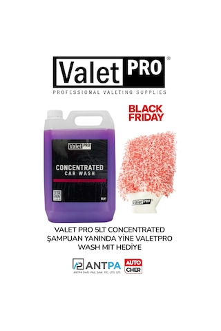 Valet Pro Concentrated Car Wash 5lt Ve Valet Pro Eldiven