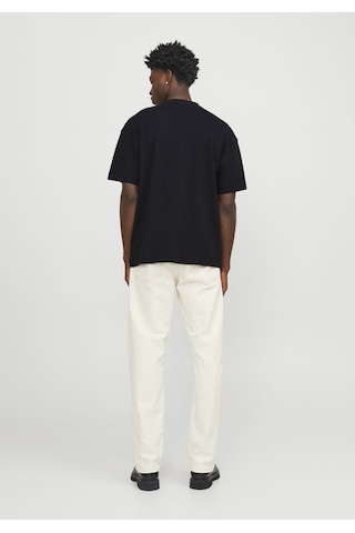 Jack & Jones Erkek Loose Fit Kisa Kollu Tisört - Urban 12254412 Black Siyah