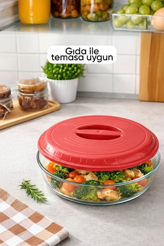 Yuvarlak Borcam Kapağı Sızdırmaz Plastik Malzeme İle Üretilmiş Esnek Ve Dayanıklı Kapak Gıda Saklama Ve Taşıma İçin Uygun Pratik Kullanımlı Yedek Kapak Diğer