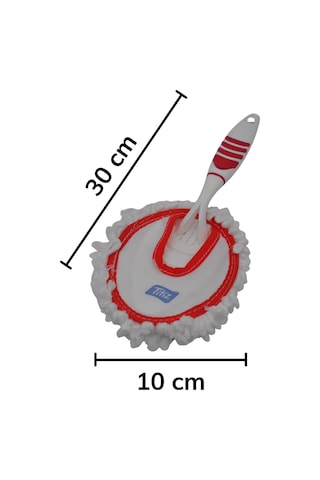 Mikrofiber Duster Toz Leke Kir Alıcı Temizleyici Tutacaklı Temizlik Bezi Aparatı Malzemesi 4741 Bej