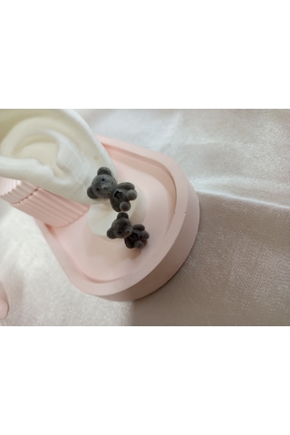 Gri Peluş Ayıcık Küpe