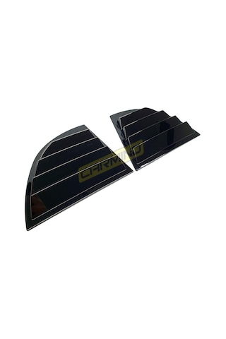 Honda Civic Fd6 Kelebek Cam Kaplama Vizörü Piano Black 2006-2011