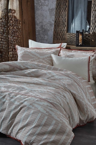 Ecocotton Colossae Çift Kişilik Nevresim Takımı Terra 200x220 Cm Vizon