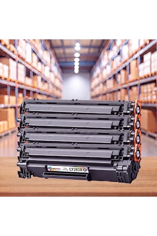 Hp Laserjet Pro M127fn Uyumlu. Toner Çipli Cf283x 4'lü 2.400 Sayfa
