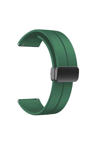 Ekılıf - Xiaomi Redmi Watch 5 Active 22mm Uyumlu - Kordon Silikon Kordon - Krd-84 - Yeşil - T37504