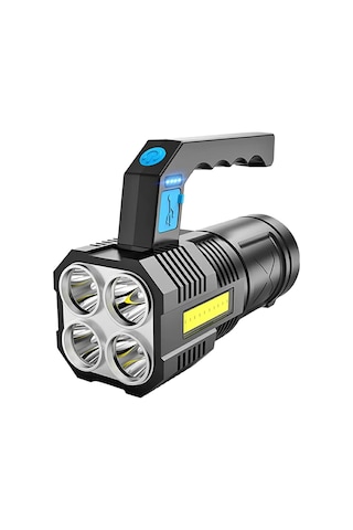 5w Usb Şarjlı El Feneri Çok renkli