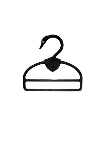 10 Lu Kuğu Model Şal Eşarp Atkı Askısı Kaliteli Plastik, Siyah