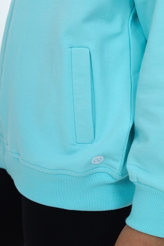 Toontoy Kız Çocuk Dik Yaka Fermuarlı Cepli Reglan Kol Örme Hırka - 2 İplik Mint Yeşili