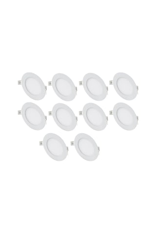 Cata 10 Adet 6 Watt Panel Led Ct-5145g Gün Işığı - Alüminyum Kasa Çok Renkli