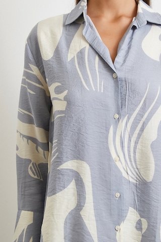 Nevermore V Yaka Modal Gömlek Antrasit Antrasit