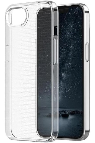 Apple Uyumlu iPhone 17e Kılıf Darbe Emici Korumalı Pürüzsüz Esnek Şeffaf Silikon Şeffaf