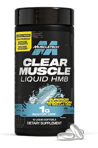 Muscletech Hmb Amino 1000mg Recovery Clear Muscle 42 Liquid Softgels