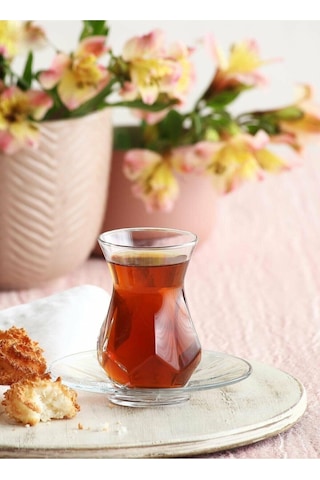 Lav Alya Modern Tasarım Çay Seti 24 Parça